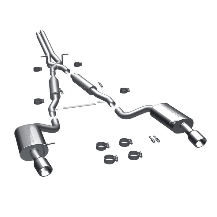 MagnaFlow Touring Series Cat-Back Exhaust System Audi A6 Quattro 2.7L 16493