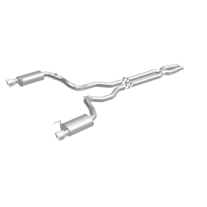MagnaFlow Cat Back, SS, 3in, Street, Easy Install 2015 Mustang