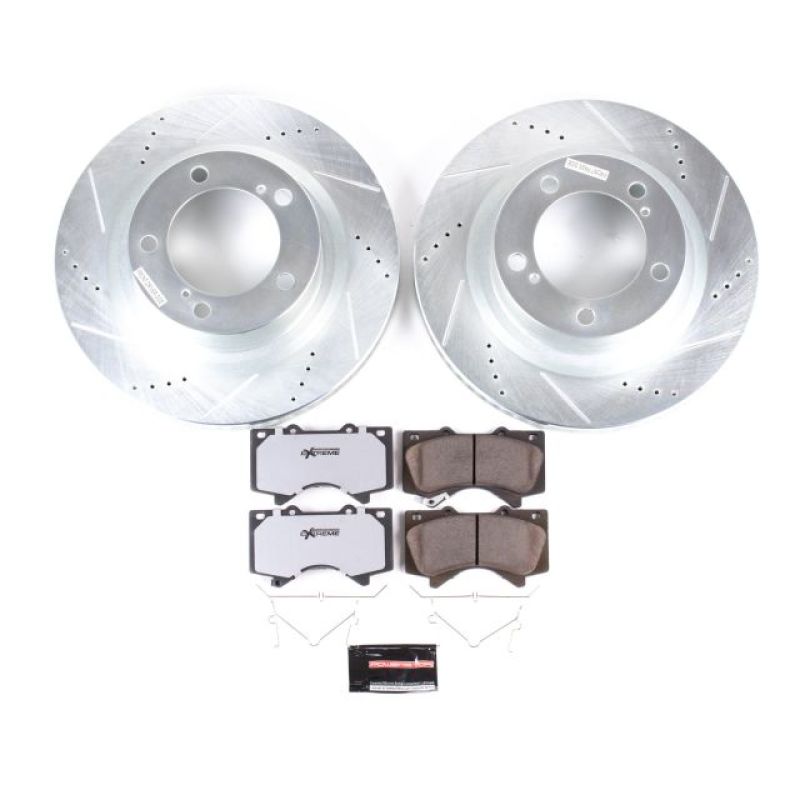 PowerStop Front Z36 Truck & Tow Brake Kit for 16-18 Lexus LX570 - OneFastShop