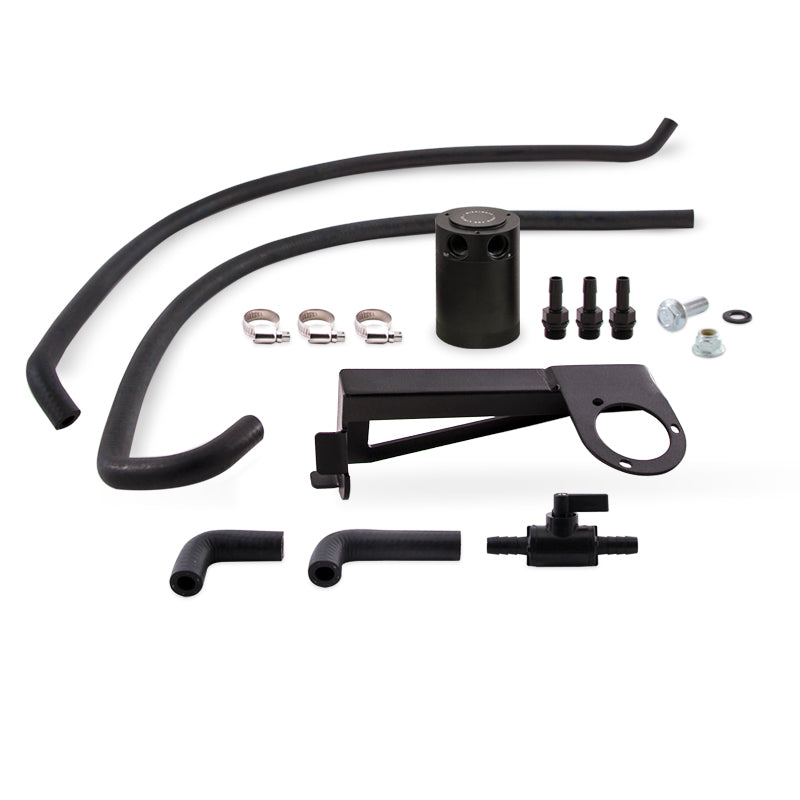 Mishimoto Baffled Oil Catch Can Kit - Black for 2016+ Ford Focus RS