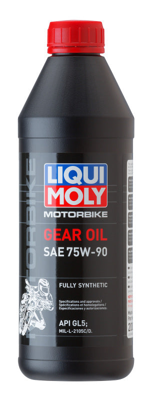 LIQUI MOLY Motorbike Gear Oil 1L SAE 75W90 - Compatible with Various Aprilia and BMW Models