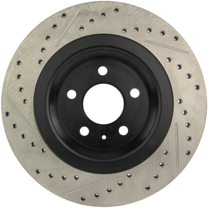 StopTech Slotted and Drilled Sport Brake Rotor - OneFastShop