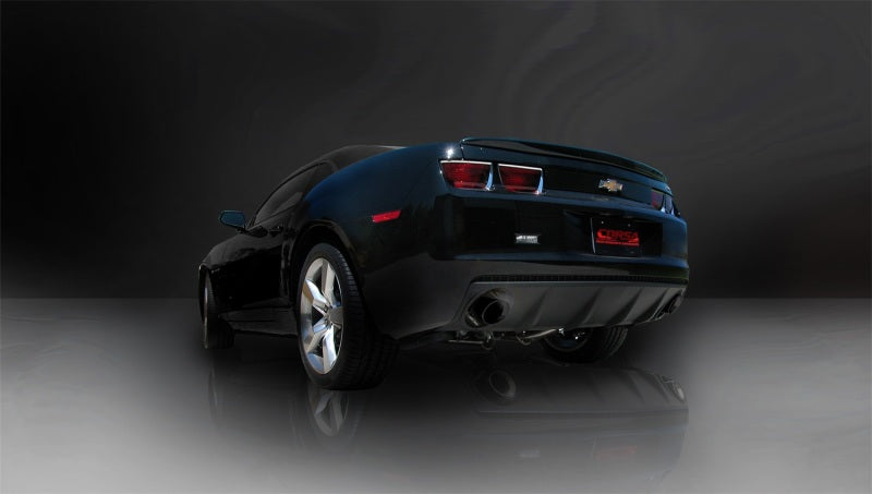 Corsa Black Sport Cat-Back + XO Exhaust for Chevrolet Camaro SS 6.2L V8 - 2010-2015 - OneFastShop