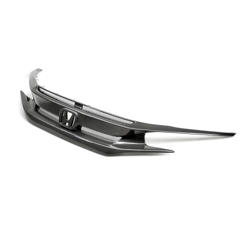 Seibon Carbon Fiber Front Grill for 16-18 Honda Civic (OEM-Style)