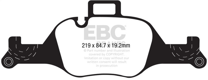 EBC Yellowstuff Front Brake Pads for 2017+ BMW 530 G30 - OneFastShop