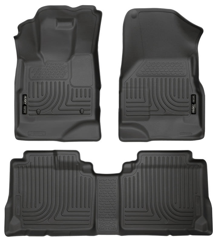 Husky Liners WeatherBeater Combo Black Floor Liners for 10-12 Chevy Equinox/GMC Terrain