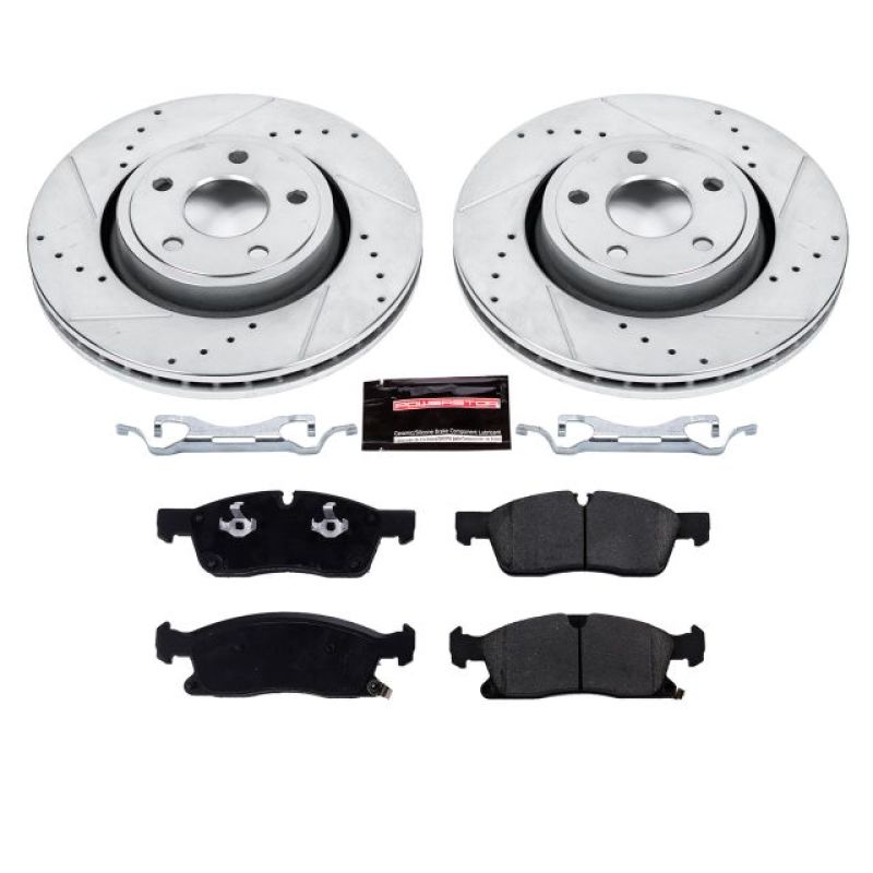 PowerStop Z23 Evolution Sport Front Brake Kit - Jeep Grand Cherokee / Dodge Durango 2016-2024