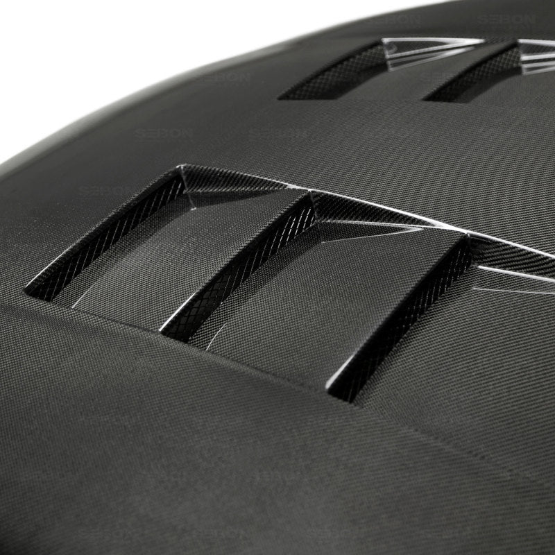 Seibon TS Style Carbon Fiber Hood for 93-98 Toyota Supra (JZA80L)