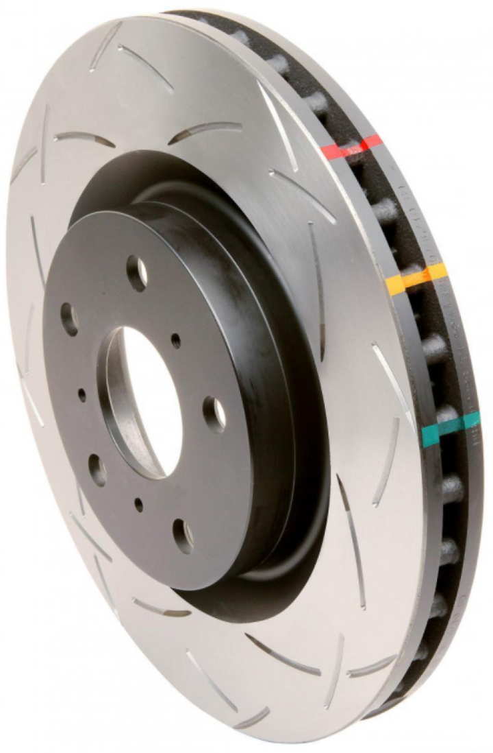 DBA Front Slotted 4000 Series Brake Rotor T3 Slot Design for 2017+ Honda Civic Type R FK8