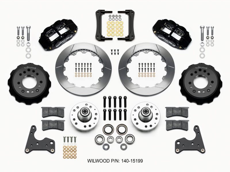 Wilwood Narrow Superlite 6R Front Hub Kit 12.88in for 65-72 Chrysler Newport, 300, Town & Country, Dodge Monaco, Plymouth Fury - OneFastShop