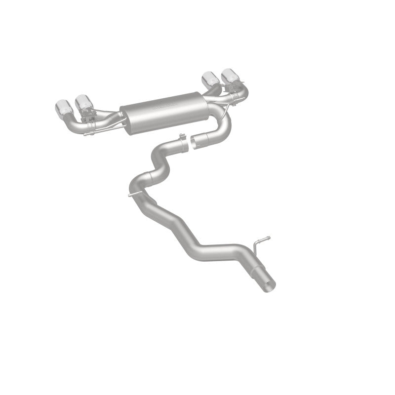 MagnaFlow Exhaust System for 2015-2017 VW Golf R - Polished SS Quad Tips