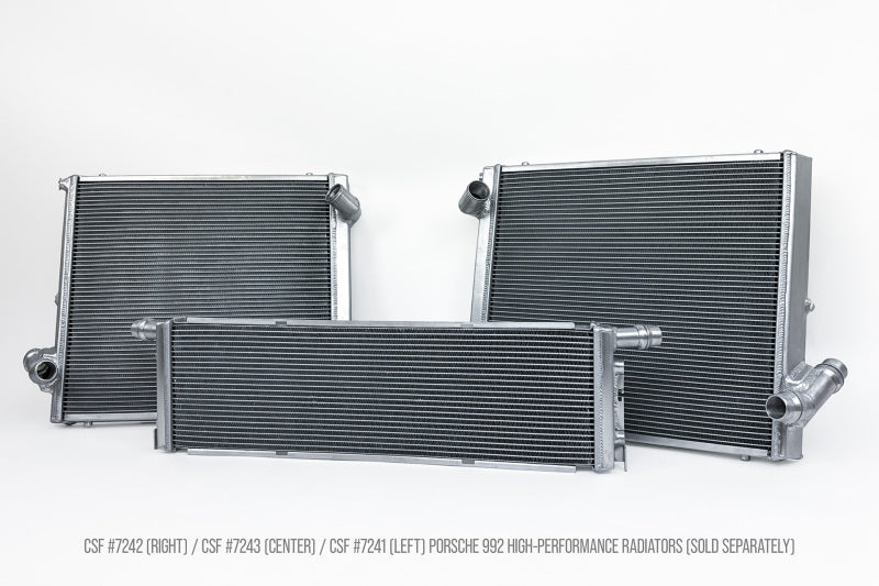 CSF Porsche 911 2019+ 992.1/992.2 High Perf Left Radiator