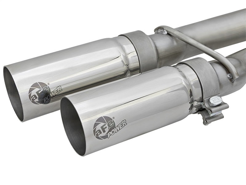 aFe Rebel Series 3 Inch SS Cat-Back Exhaust System with Polished Tip 04-15 Nissan Titan V8 5.6L