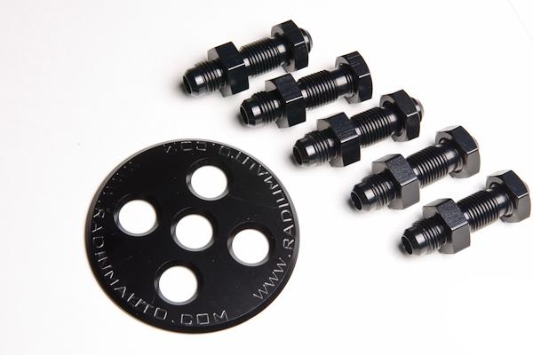 Radium Engineering Fuel Cell Mounting Tab Kit - Universal 6x10 24-Bolt