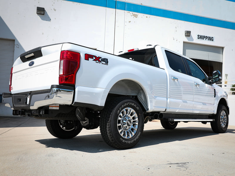aFe Rebel Series 3in 409 SS Cat-Back Exhaust with Black Tips for Ford F-250/F350 V8 6.2L/7.3L