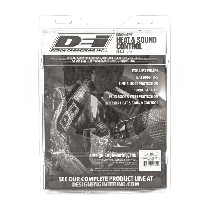 DEI Starter Shield 2ft x 7in Wide Ultra 47 for Maximum Starter Protection Against Heat Soak