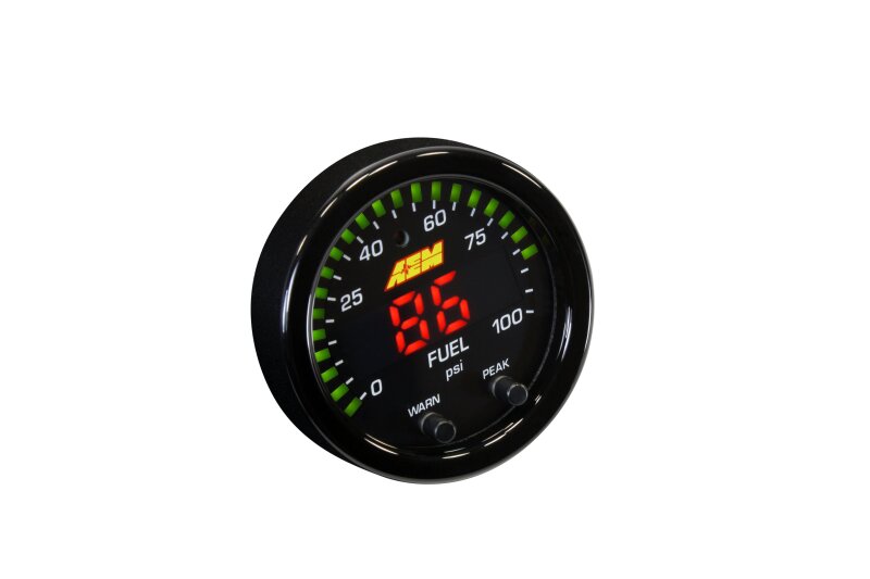 AEM X-Series Pressure Gauge 0-100 PSI