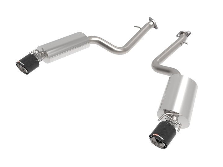 aFe Lexus IS350 14-22 V6-3.5L Takeda Axle-Back Exhaust System Carbon Fiber Tip