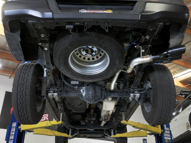 aFe Catback Exhaust 2.5in-3in Black Tip 2024 Ford Ranger - OneFastShop
