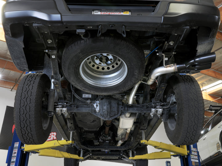 aFe Catback Exhaust 2.5in-3in Black Tip 2024 Ford Ranger - OneFastShop