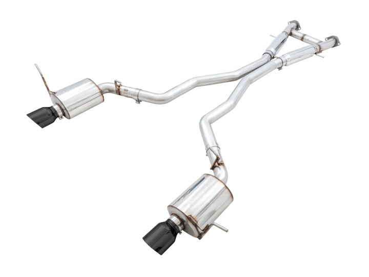 AWE Tuning Touring Edition Exhaust - Jeep Grand Cherokee SRT 2020 - Diamond Black Tips - OneFastShop