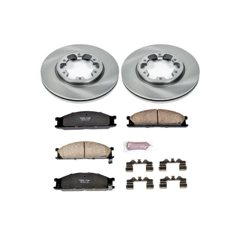 PowerStop Autospecialty OE Front Brake Kit - Nissan D21 / Frontier / Pathfinder 1985-2002