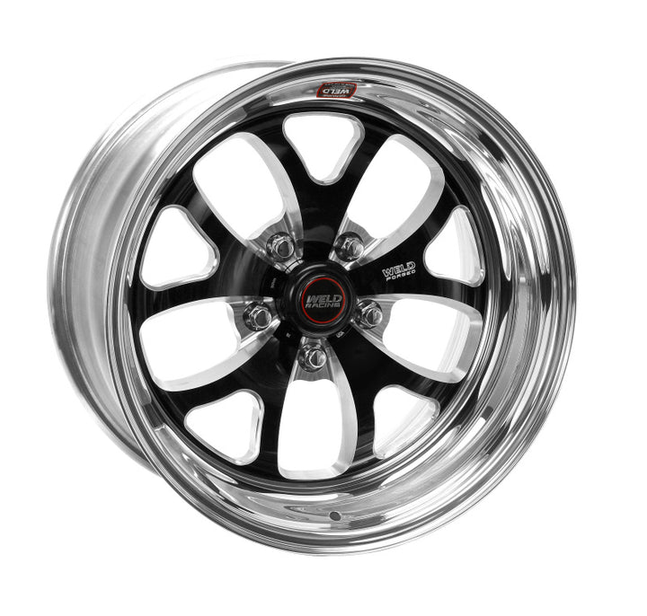 Weld S76 Wheel – 17x7 5x4.75 Bolt Pattern – 4.8 in. Backspace – Black (Medium Pad) Non Beadlock - OneFastShop