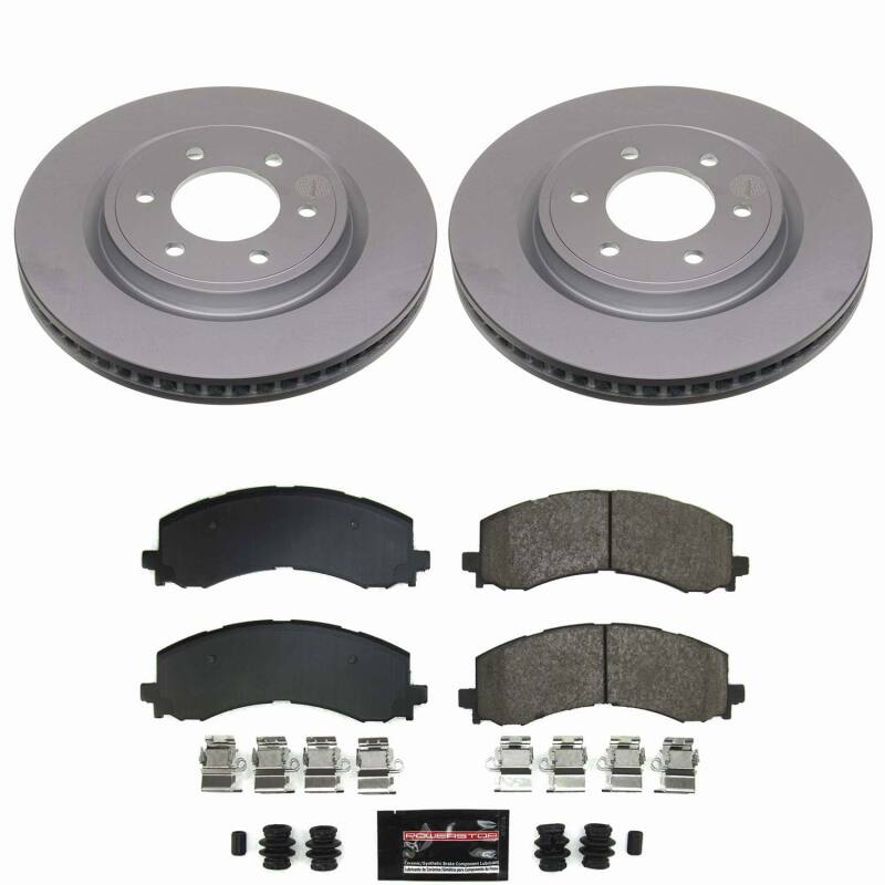 PowerStop Z23 Front Coated Brake Kit - Ford F-150 / Bronco Raptor / Expedition 2021-2026