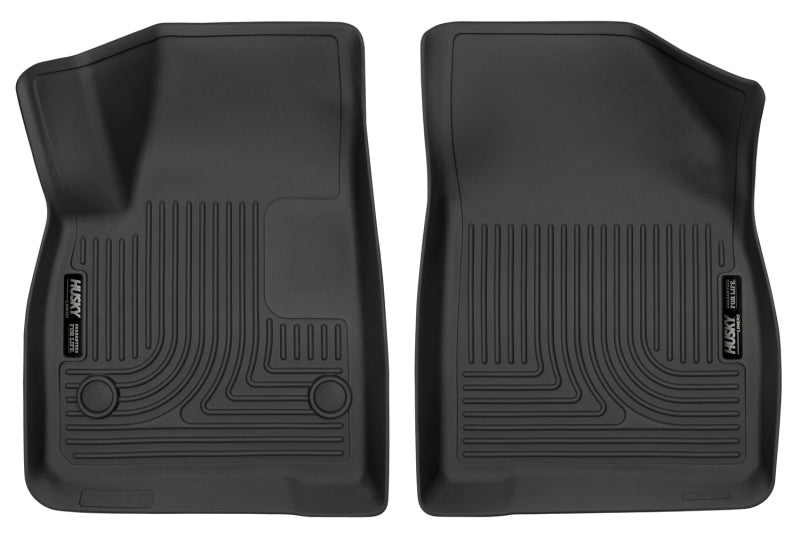 Husky Liners X-act Contour Front Floor Liner - Cadillac XT5, GMC Acadia & Chevy Blazer (2017-2026) - Black