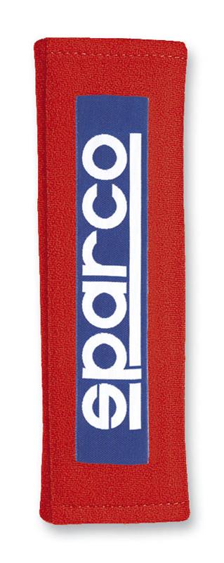 Sparco Belt Pad 3 in. Red Racing Harness Cover Universal - OneFastShop