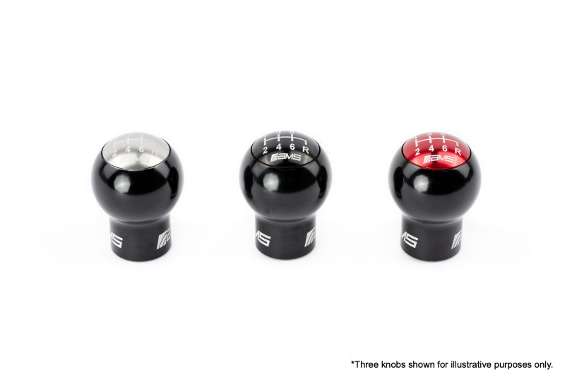 AMS Performance Billet Shift Knob for Subaru WRX/STi 6-Speed (Red, Black, & Gunmetal Cap)