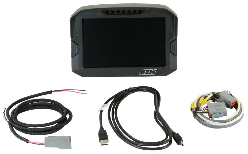 AEM CD-7 Non Logging Race Dash Carbon Fiber Digital Display – (CAN Input Only)