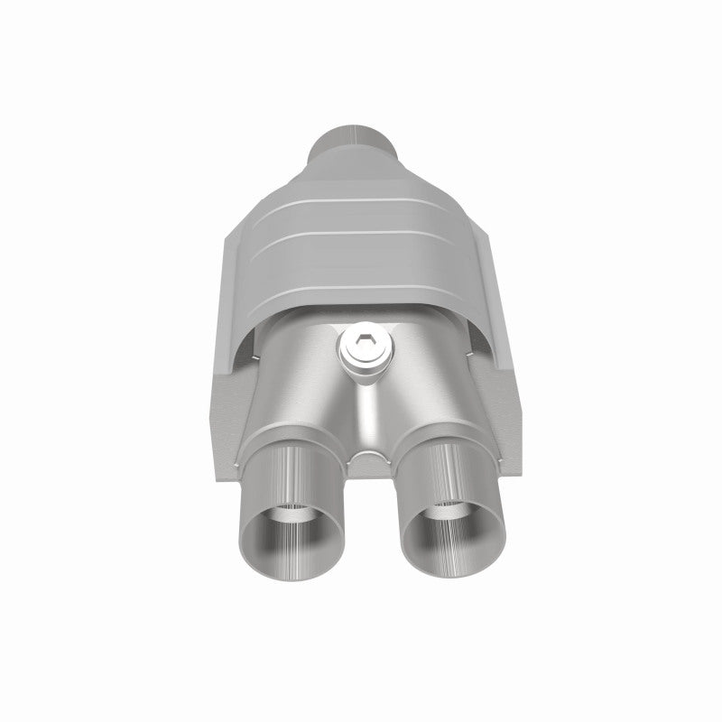 Magnaflow Universal Catalytic Converter 2.5 Inch Single Dual O2 Sensor Port Stainless Steel EPA Compliant - OneFastShop
