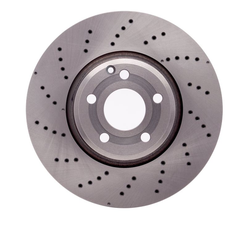 DFC Quickstop Drilled Front Brake Rotor - Mercedes-Benz CLS400 2015-2017
