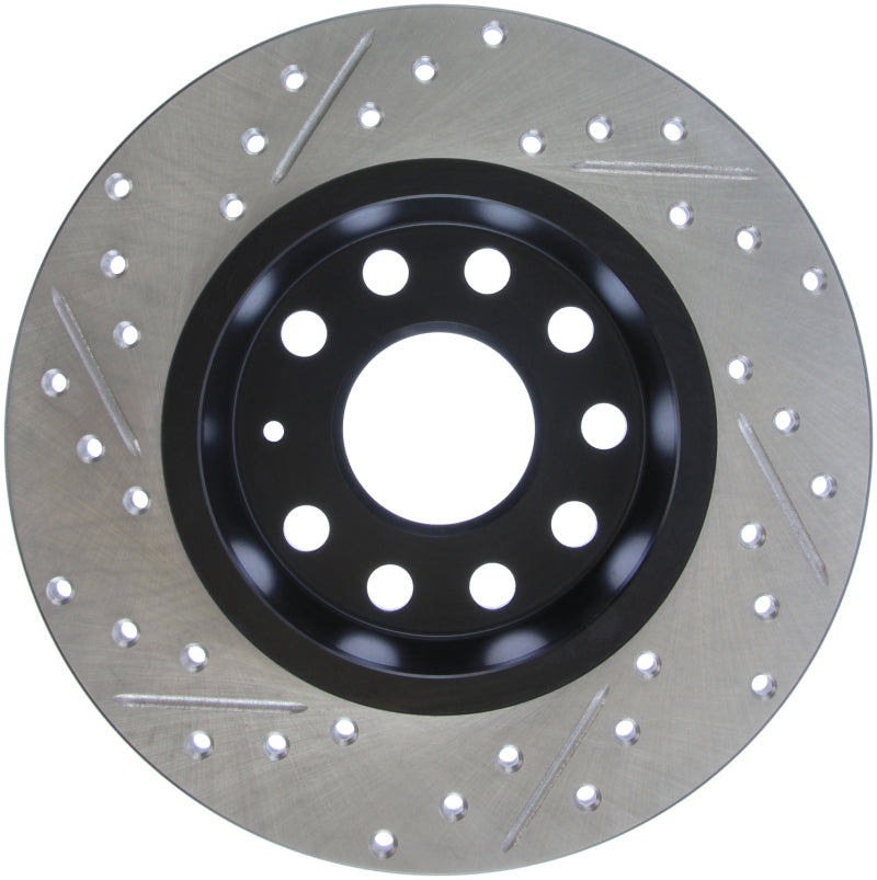StopTech Slotted & Drilled Sport Brake Rotor for Audi A1 A3 A3 Quattro A3 Sportback e-tron TT Quattro Seat Altea Ateca Volkswagen Models - OneFastShop