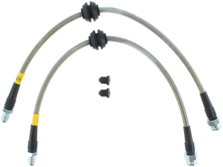 StopTech Stainless Steel Rear Brake Lines for 07-09 Mazdaspeed3 / 04-07 Mazda 3 - OneFastShop