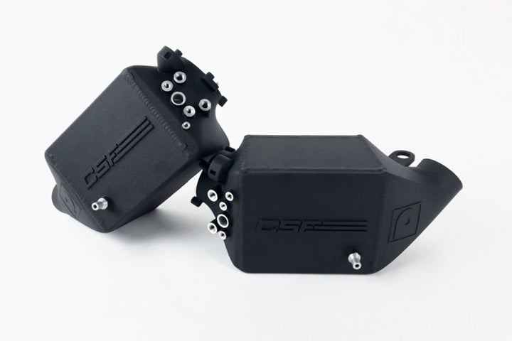 CSF Twin Charge-Air-Cooler Set Crinkle Black for 12-16 BMW M5 F10 / 12-18 BMW M6 F06 F12 F13