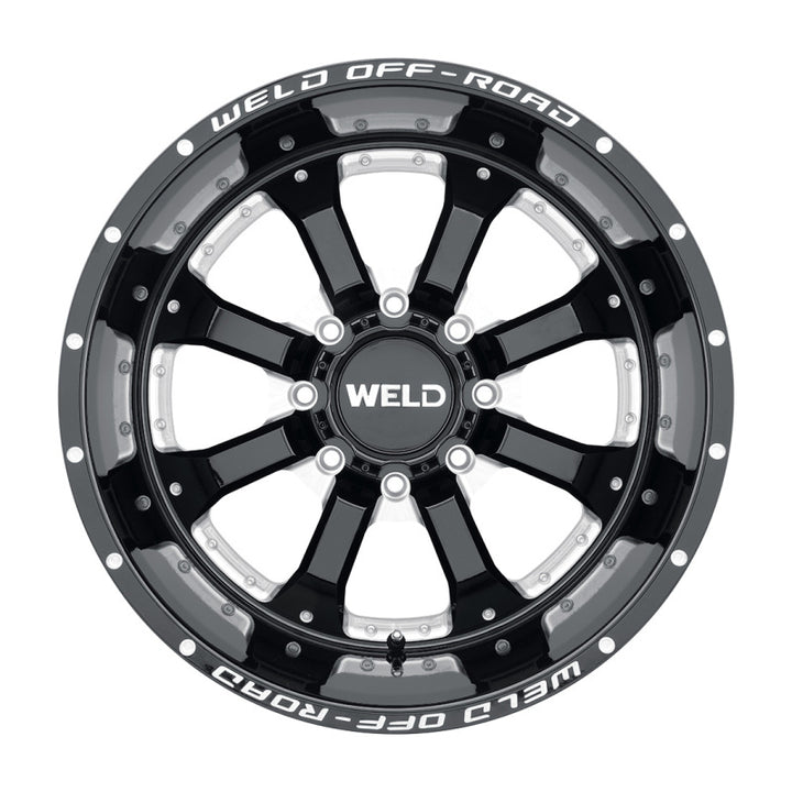 Weld Off-Road W125 Wheel – 20X9 Granada Six 6X139.7 ET00 BS5.00 Gloss Black (MIL 106.1)