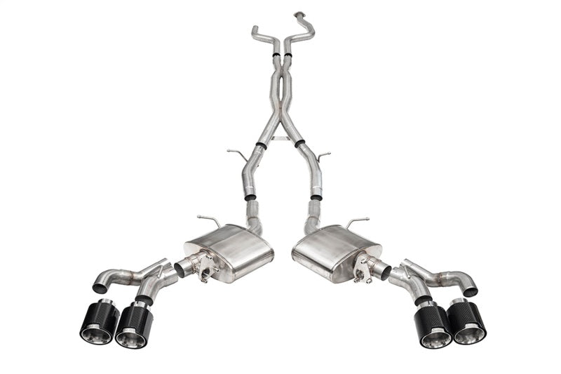 CORSA Xtreme Carbon Fiber Tip Cat-Back Exhaust - Cadillac CT5-V Blackwing 2022-2026