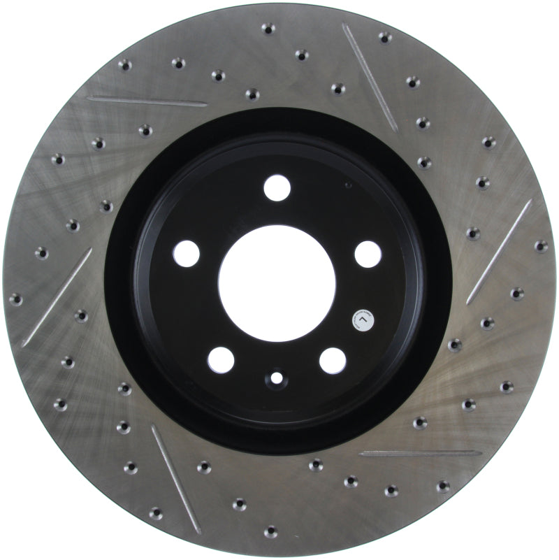 Stoptech Slotted & Drilled Sport Brake Rotor for Audi A5 A6 A7 Q5 Q7 S4 S5 Macan - OneFastShop