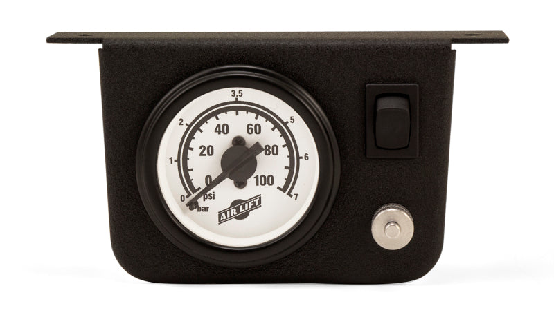 Air Lift Load Controller II with Single Gauge and LPS 5 PSI Min. - Compatible with Various Vehicles