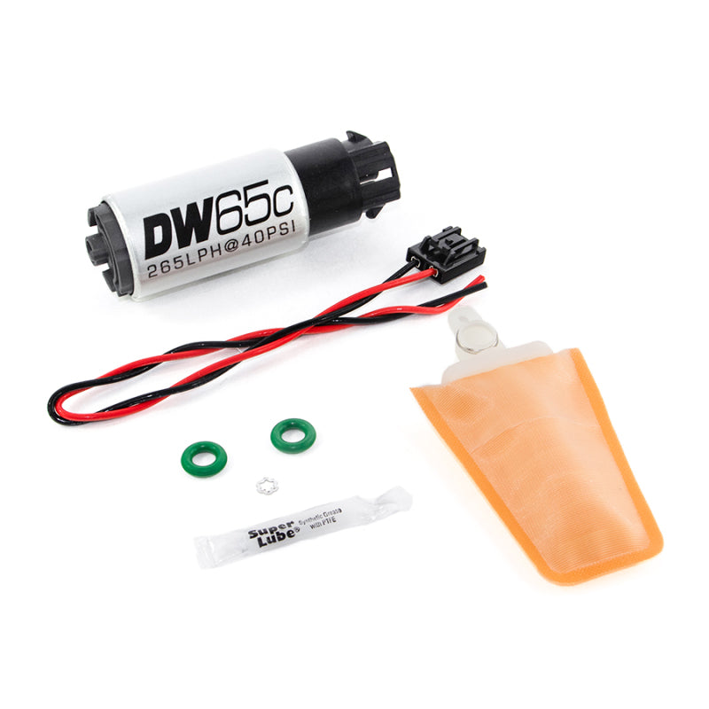 DeatschWerks DW65C 265 LPH Compact In-Tank Fuel Pump w/ Install Kit - Lotus Elise Exige / Toyota Celica MR2 Corolla Matrix