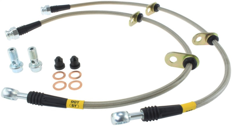 StopTech Front SS Brake Lines for 91-05 Acura NSX Base T Alex Zanardi Edition - OneFastShop
