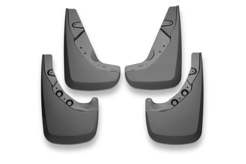 Husky Liners Front and Rear Mud Guards - Toyota Tacoma (with Factory Flares) 2024-2026 - Black