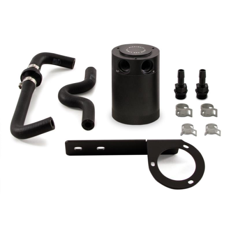 Mishimoto Baffled Oil Catch Can Kit for 2017+ Honda Civic Type R - Black - OneFastShop