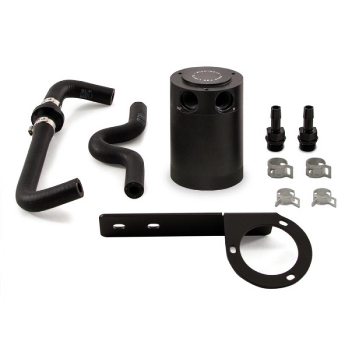 Mishimoto Baffled Oil Catch Can Kit for 2017+ Honda Civic Type R - Black - OneFastShop