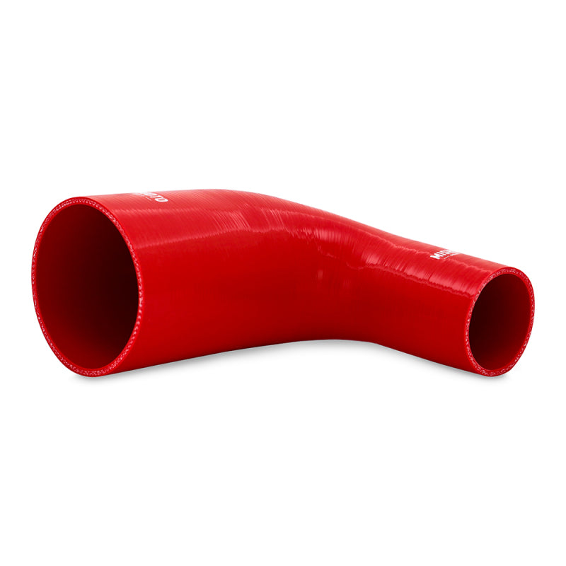 Mishimoto Silicone 90 Deg Reducer Coupler 2.5in To 4in Red - OneFastShop