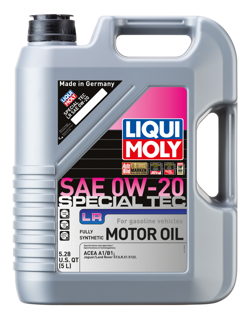 LIQUI MOLY 5L Special Tec LR Motor Oil SAE 0W20 for Acura Jaguar Land Rover Vehicles - OneFastShop