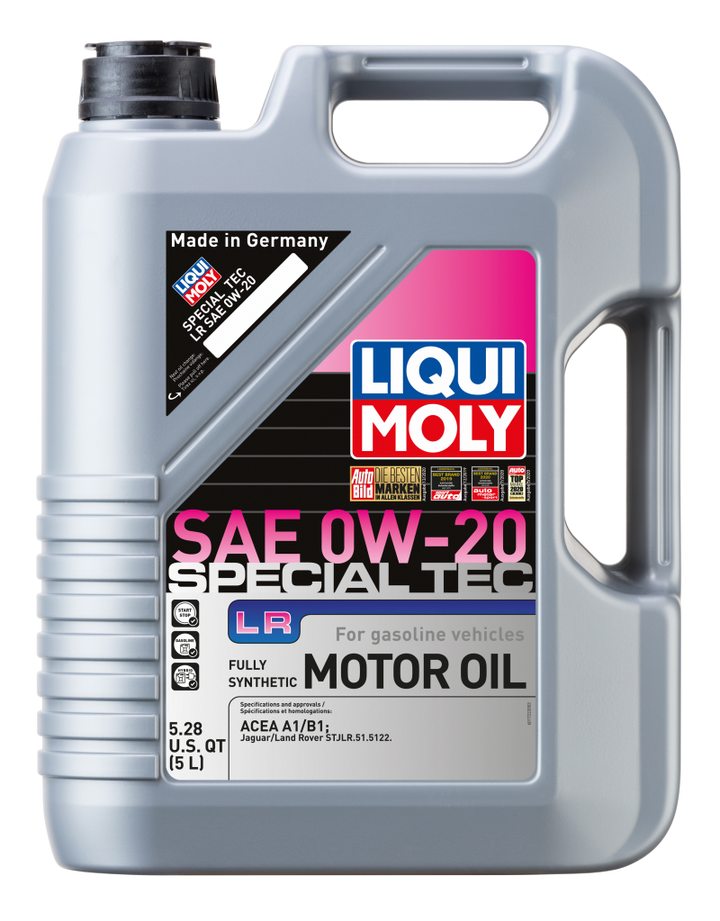 LIQUI MOLY 5L Special Tec LR Motor Oil SAE 0W20 for Acura Jaguar Land Rover Vehicles - OneFastShop