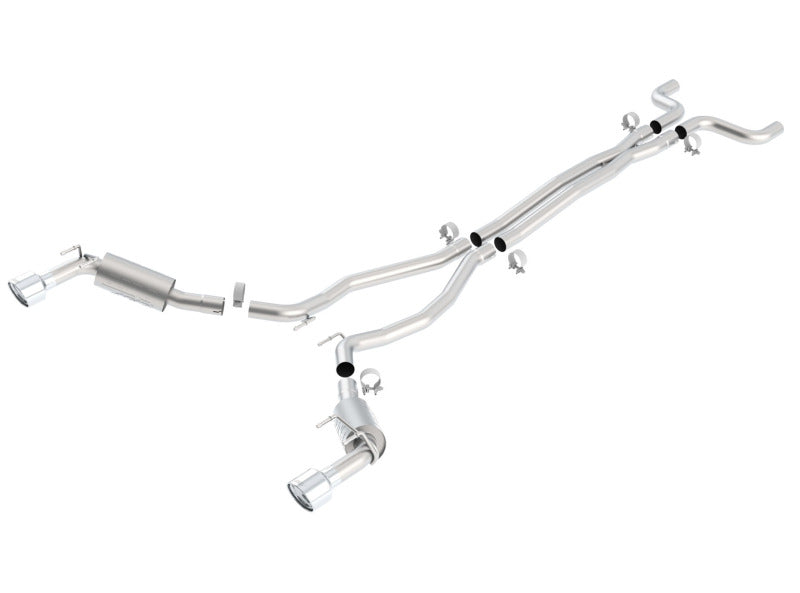 Borla Aggressive Catback Exhaust for 10-13 Chevy Camaro SS 6.2L V8 - OneFastShop